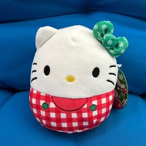 Original SquishMallows Hello Kitty Christmas Size 7 “ Inch 2024 NWTS